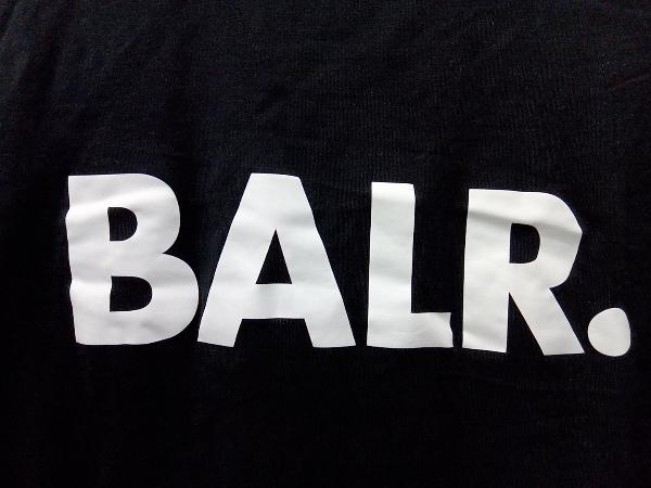 BALR. ボーラー Tシャツ 半袖 文字ロゴ 丸襟 サイズXL ブラック 黒 メンズ 夏_画像8