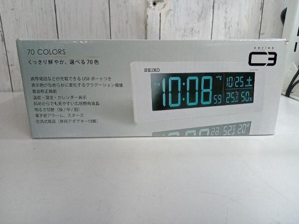 【未使用品】SEIKO/セイロー DL305W デジタル電波時計 2017年発売の画像7