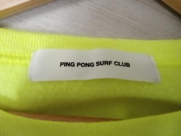 PING PONG SURF CLUB スウェット イエローカラー サイズＭ ピングポングサーフクラブ 店舗受取可_画像3