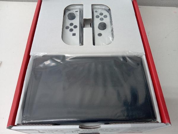 美品 Nintendo Switch(有機ELモデル) Joy-Con(L)/(R) ホワイト(HEGSKAAAA)_画像3