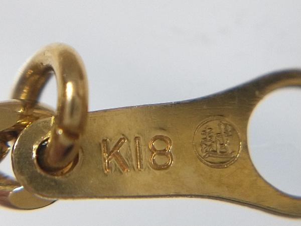 K18ゴールド 全長約41㎝ 総重量約13.1g ネックレス_画像8