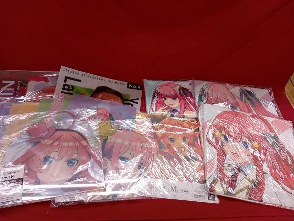 五等分の花嫁 グッズ まとめ売り クリアファイル クリアポスター BIGアクリルパネル 色紙 マルチクロス マフラータオルの画像1