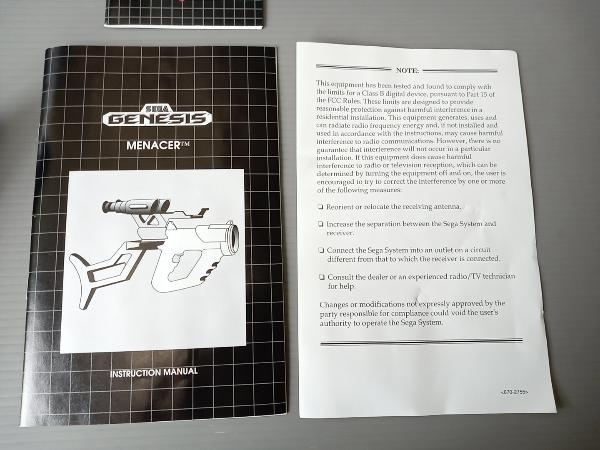 ジャンク 動作未確認 SEGA GENESIS MENACER 6-GAME CARTRIDGEの画像3