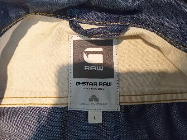 G-STAR RAW ジースターロウ RN104506 Lサイズ ブルー Gジャン(デニムジャケット) メンズ_画像3