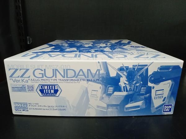 [ inside sack unopened ] plastic model Bandai 1/100 double ze-ta Gundam Ver.Ka clear color MG [ Mobile Suit Gundam ZZ] Gundam base limitation 