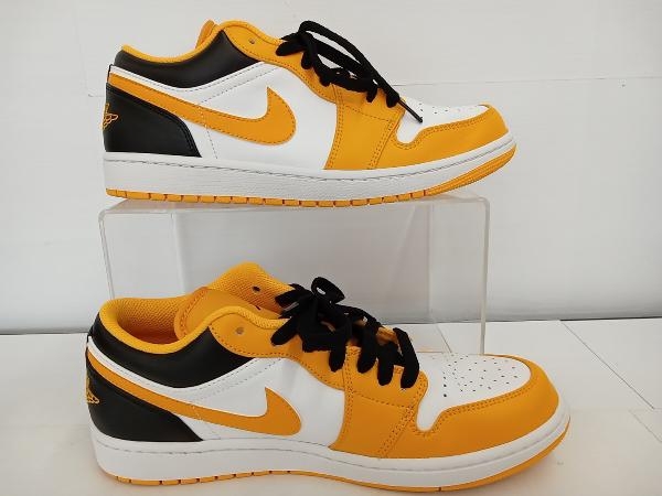 【箱付】美品 NIKE ナイキ Air Jordan 1 Mid Taxi エアジョーダン1 ミッド タクシー 553558-701スニーカー イエロー 27.5cm メンズ_画像5