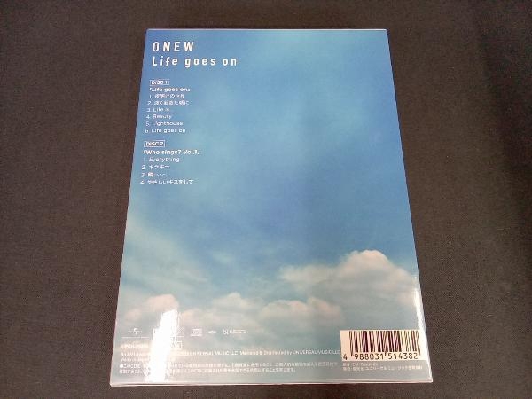 (折り込みポスター＆ビックサイズフォトカード10枚＆歌詞ブックレット付き) 「トレカ欠品」オンユ(SHINee) CD Life goes on(初回限定盤B)_画像2