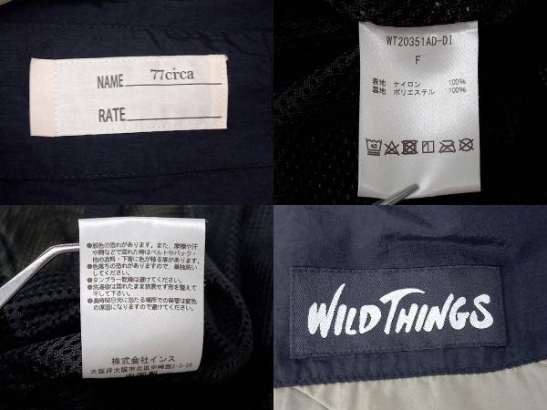 WILD THINGS 20351AD-DI 77circa Wild Things chamonix jacket men's F size khaki beige nylon jacket 