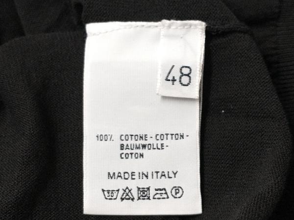 cruciani クルチアーニ 半袖ニットポロシャツ サイズ48 ブラックの画像8