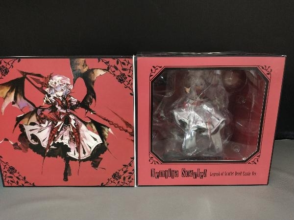 未開封品/箱痛み有り(上部に水濡れ・破れ)/ キューズQ レミリア・スカーレット 紅魔城伝説版 「東方Project」 1/8 東方Project_画像1