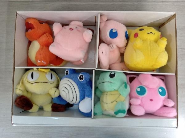  Pocket Monster Pokemon soft toy gift box 8 body set Pikachu TOMY