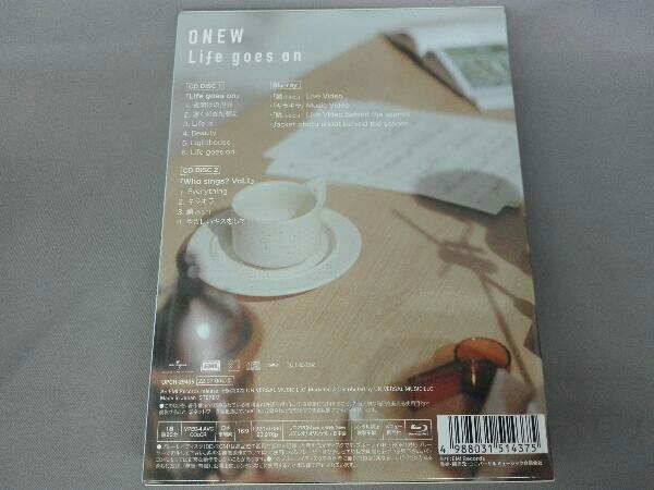 オンユ(SHINee) CD Life goes on(初回限定盤A)(Blu-ray Disc付)_画像3