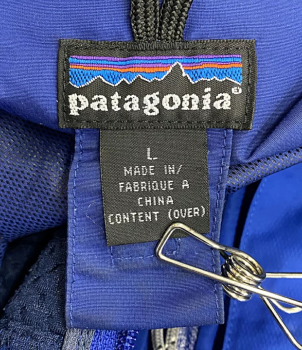 02年製 Patagonia Essenshell Jacket マウンテンパーカー パタゴニア ブルーベース L 83663の画像4