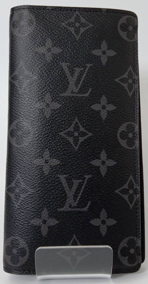 LOUIS VUITTON ルイ・ヴィトン モノグラム M61697 ポルトフォイユ・ブラザ ブラック 2つ折り財布 長財布 メンズ財布 店舗受取可_画像2