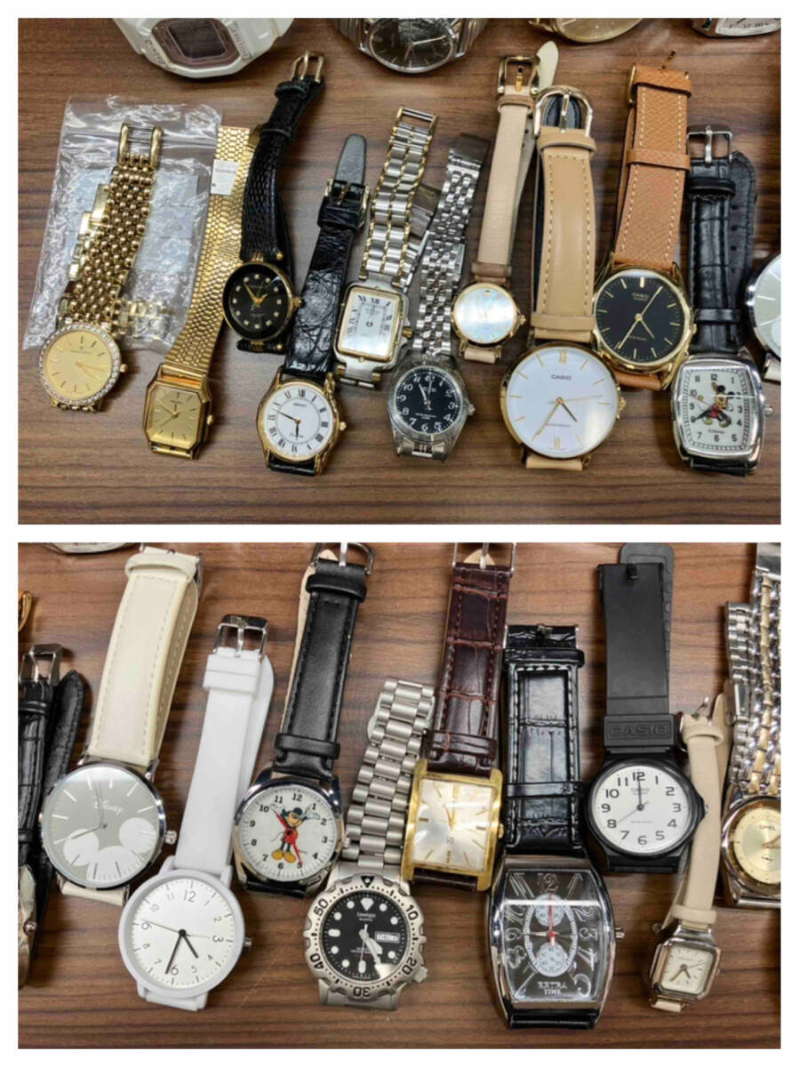 【ジャンク】 ブランド腕時計 まとめ売り 66点セット CASIO SEIKO CITIZEN ファッション キャラクター クォーツ 機械式 アンティークの画像2