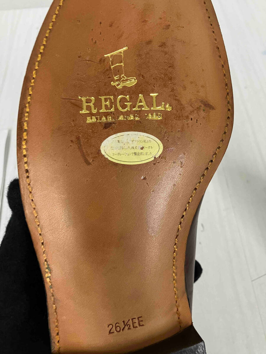 REGAL リーガル ローファー コインローファー ブラウン サイズ:26.5_画像7