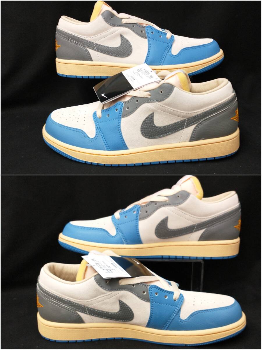 [黒タグ付・未使用] NIKE AIR JORDAN 1 LOW AJ1 TOKYO 96 ジョーダン トウキョー 東京 スニーカー 27cm ブルー DZ5376-469 店舗受取可_画像4