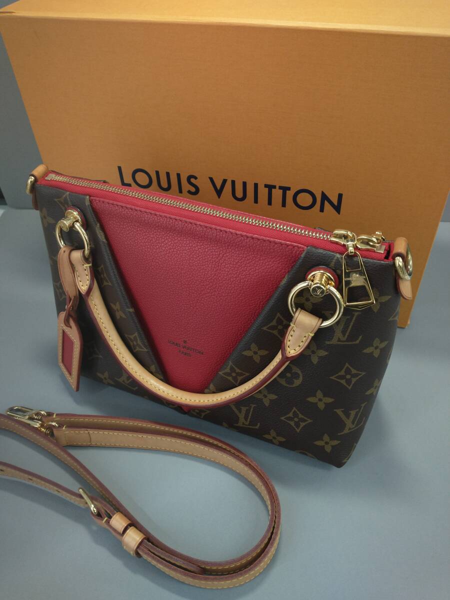 LOUIS VUITTON VトートBB M43966 ショルダーつき ハンドバッグ 鞄 ブランド おすすめ 人気 お洒落 箱入り 安い お買い得_画像1