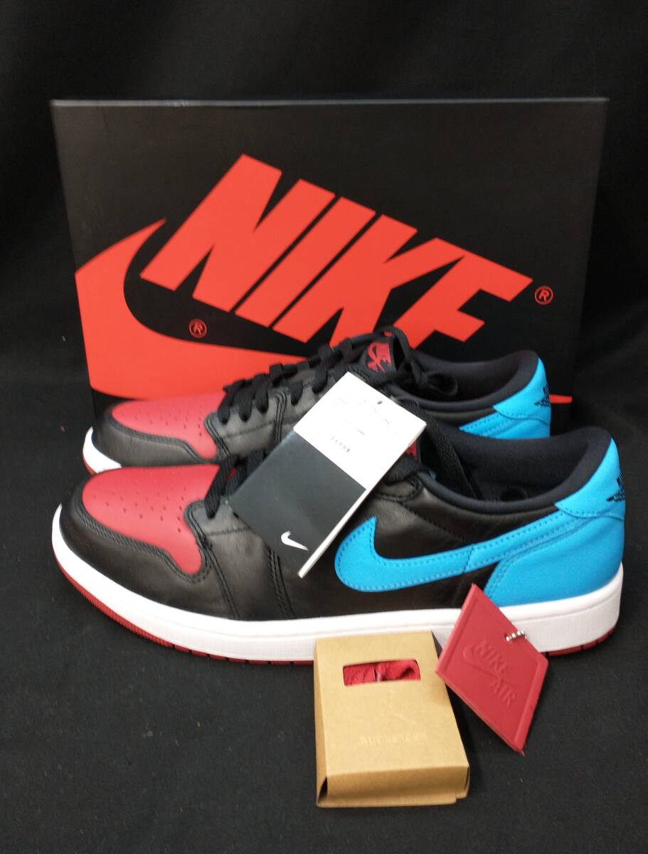 [黒タグ付・未使用] NIKE AIR JORDAN 1 RETRO LOW OG UNC to CHICAGO ジョーダン ノースカロライナ シカゴ 29cm CZ0775-046 店舗受取可の画像1