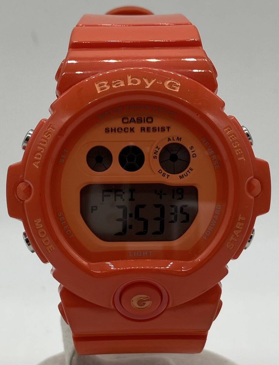 CASIO カシオ Baby-G BG-6902 クォーツ デジタル オレンジ ラバーベルト 腕時計 本体のみ_画像1