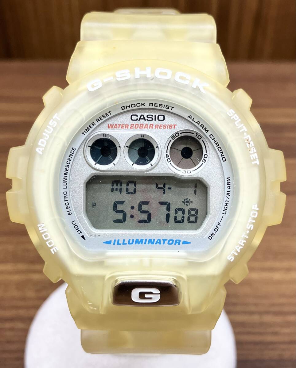 CASIO カシオ G-SHOCK ジーショック DW-6900WF イエロー フランスワールドカップ デジタル ラバーバンド 腕時計