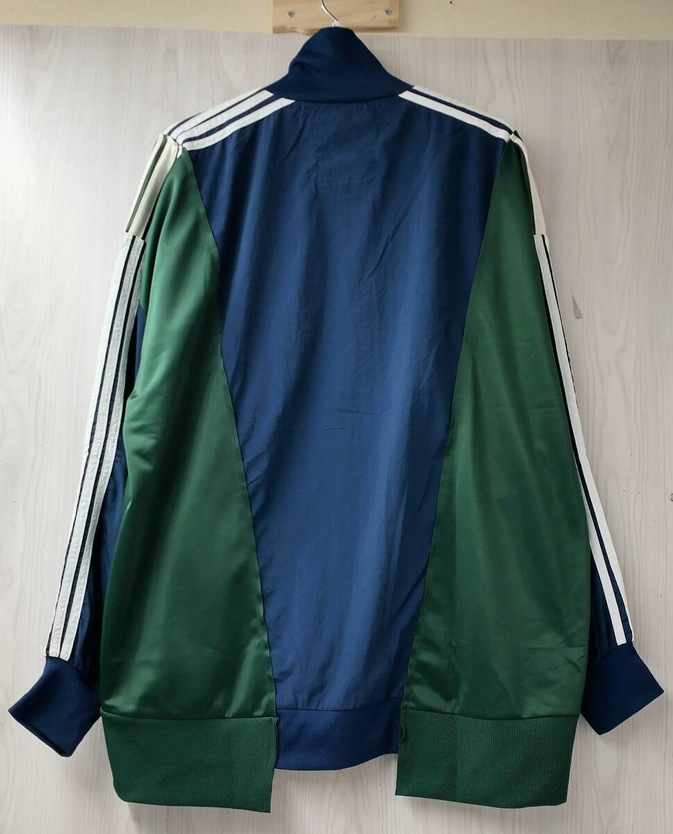 etsintaesinta переделка джерси спортивная куртка жакет размер ONE темно-синий × зеленый 