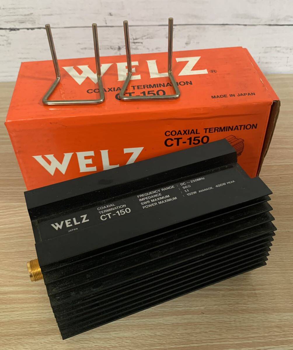 Y30◆WELZ ダミーロード CT-150 COAXIAL TERMINATION ジャンク扱い USED 現状品の画像1