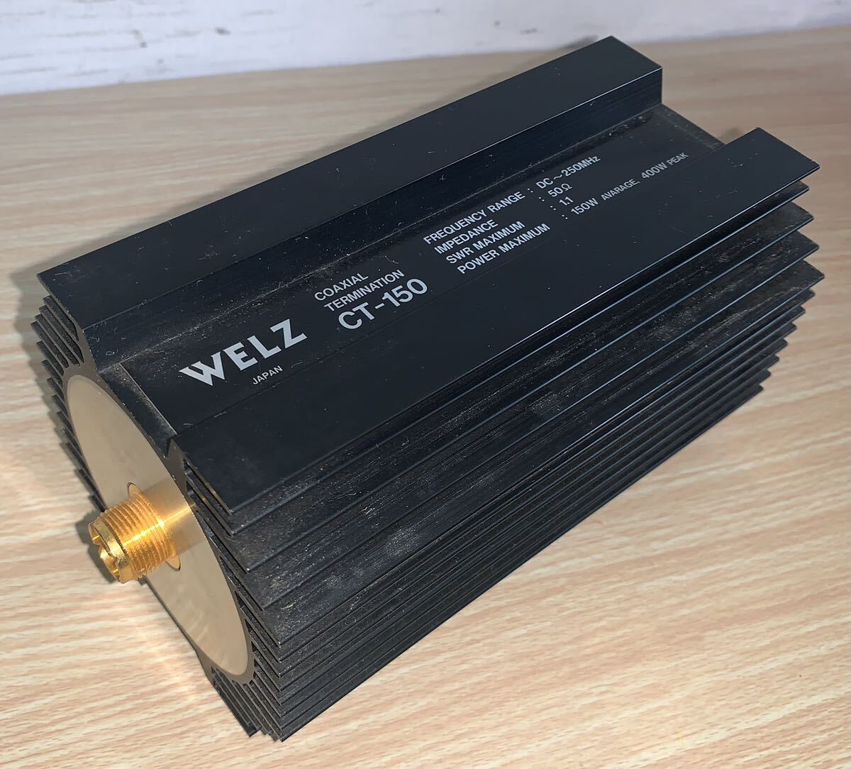 Y30◆WELZ ダミーロード CT-150 COAXIAL TERMINATION ジャンク扱い USED 現状品_画像2