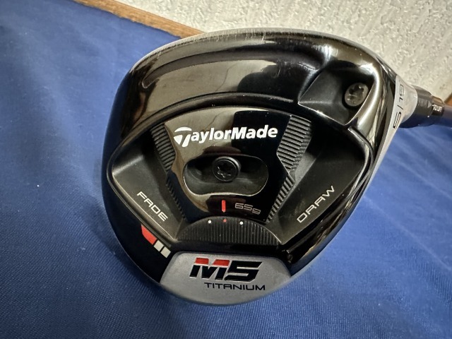 TaylorMade テーラーメイド M5 5w フェアウェイウッド ロフト角 19° 純正カスタムシャフト グラファイトデザイン TOUR AD VR-6S 中古_画像1