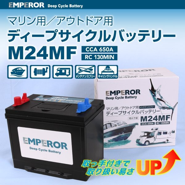 M24MF EMPEROR バッテリー 送料無料 EMFM24MF 新品_画像1