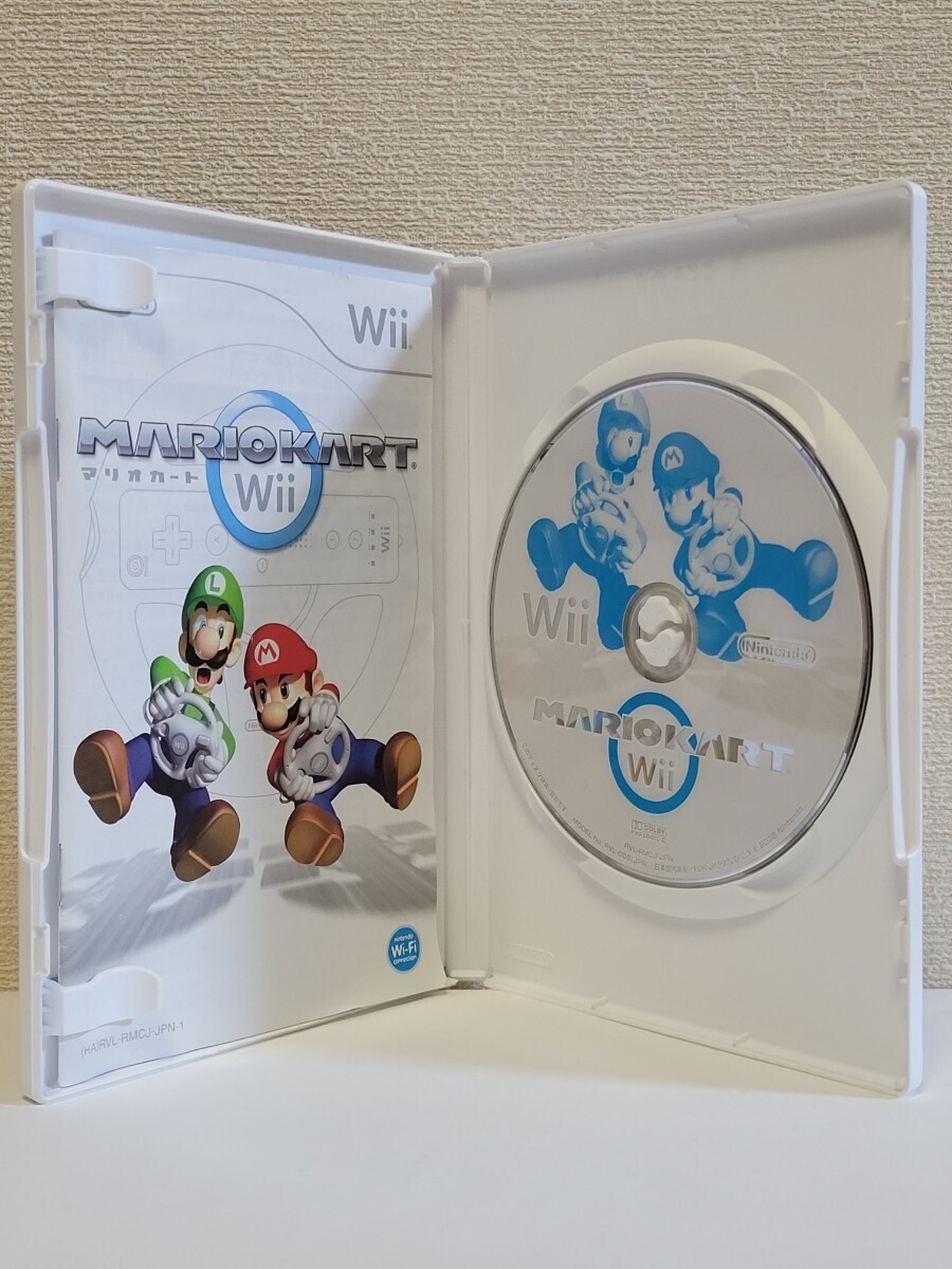 中古☆Wii マリオカート Wii 送料無料 箱 説明書 付き Wii Uでも 名作 レース ルイージ ピノキオ ピーチ クッパ