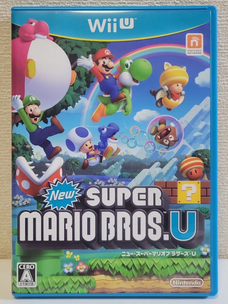  used *Wii U NEW Super Mario Brothers U free shipping box explanation explanation seat attaching masterpiece action Louis -ji Pinocchio pi-chikpa new 