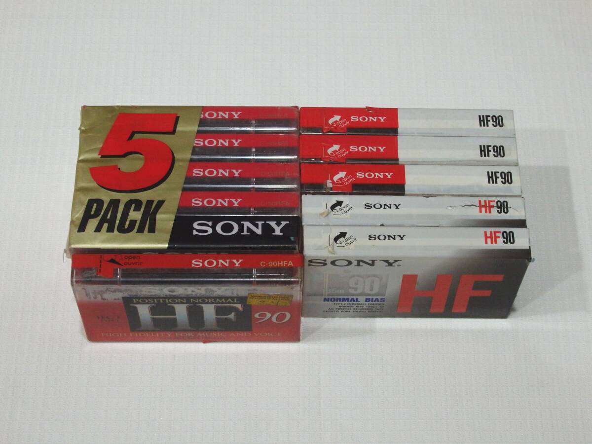 SONY HF90　未開封カセットテープ11本　◆未使用品_画像2