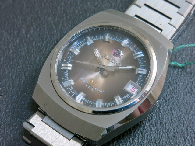  неиспользуемый товар 70 годы Rado man высокий m702 самозаводящиеся часы 