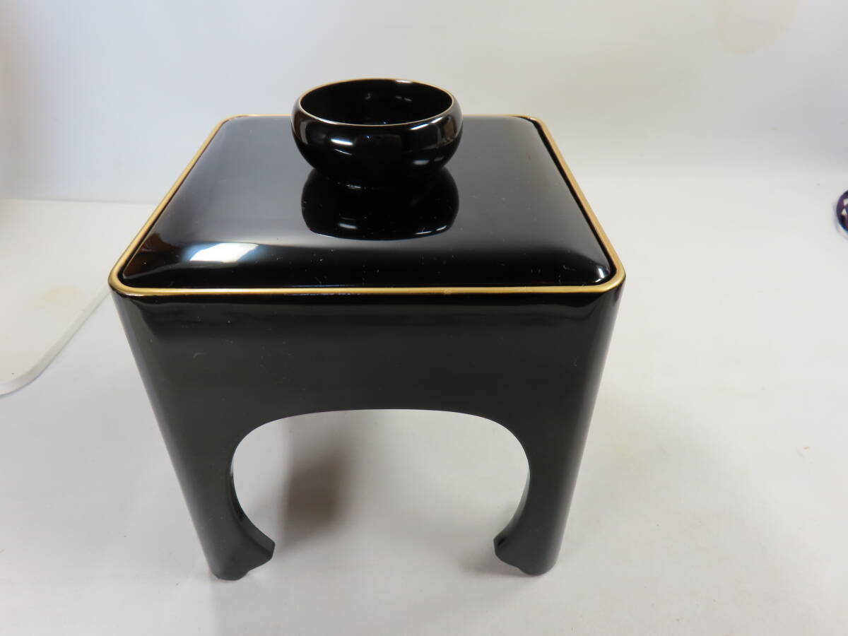  wooden lacquer ware sake cup cup pcs tea utensils tree box attaching god .