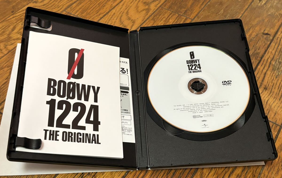 音楽 邦楽 J-ROCK J-POP BOOWY ボウイ BOOWY 1224 THE ORIGINAL DVD版 中古。の画像3