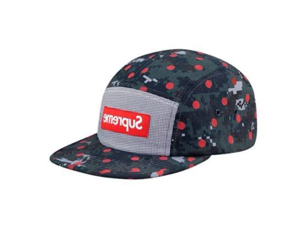 supreme コムデギャルソン ギャルソン　シュプリーム　コラボ　キャップ　帽子　裏文字　COMME des GARCONS 