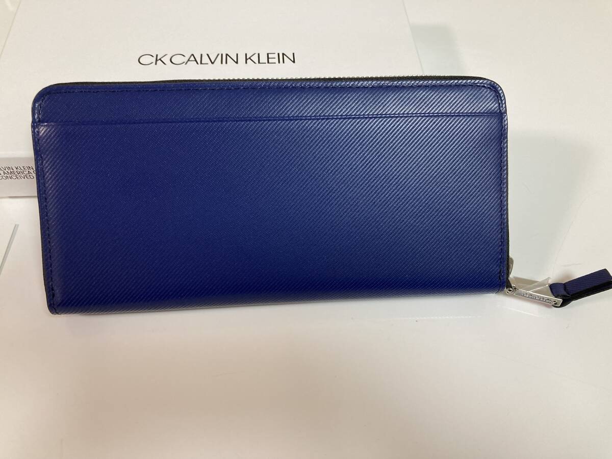 CK CALVIN KLEIN カルバンクライン ラウンドファスナー 長財布 ポリッシュ 8137637 コン 定価20900円 正規品★新品の画像2