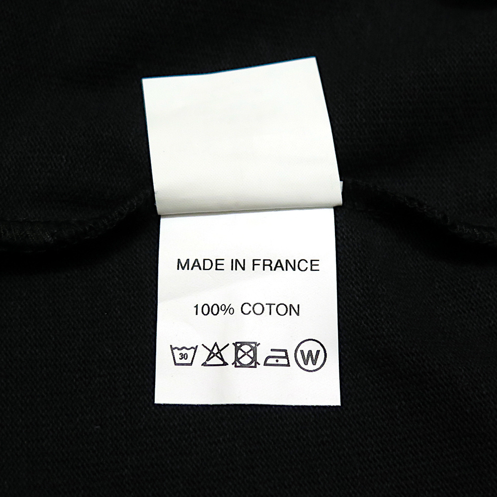 [ new goods ]Le minor Le Minor 14 gauge thick cloth boat neck bus k shirt short sleeves plain LEF995021 col.NOIR size.3 men's M France made 