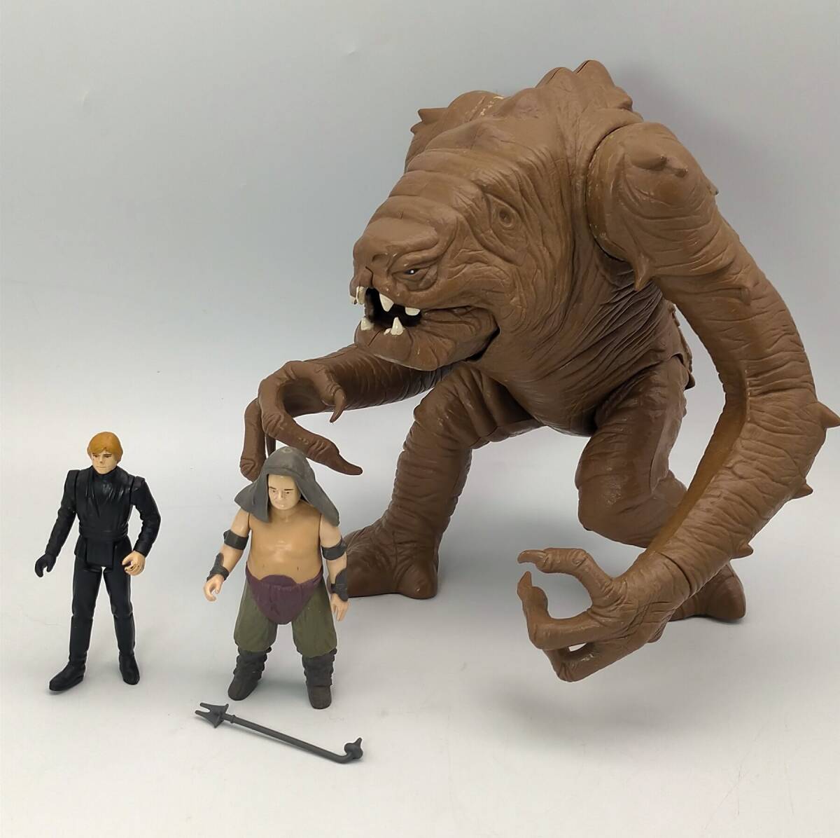 【当時物】オールドケナー ランコア・モンスター＆ランコアキーパー＆ルーク・スカイウォーカー アクションフィギュア の画像1