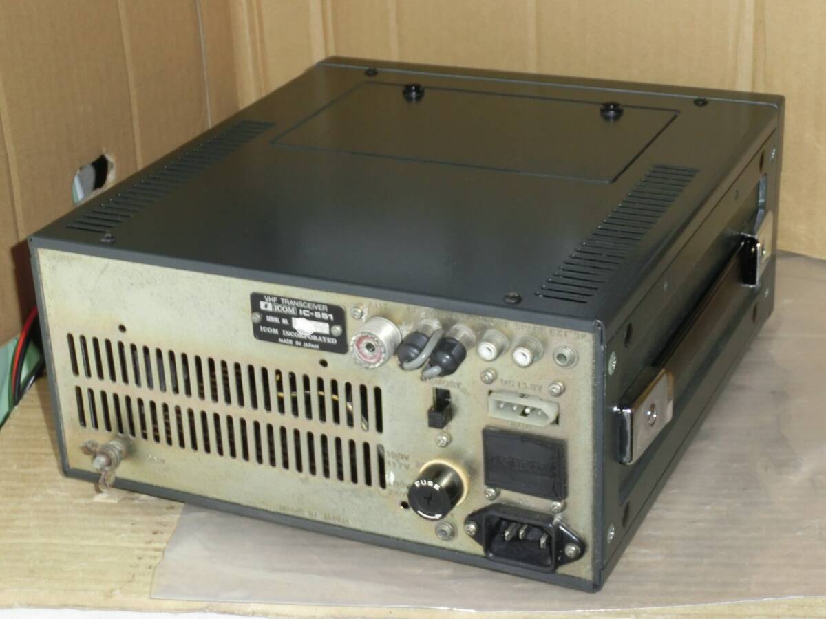 ICOM/アイコム 50MHz ALL MODE TRANSCEIVER IC-551 現状動作確認のみ/現状品の画像9