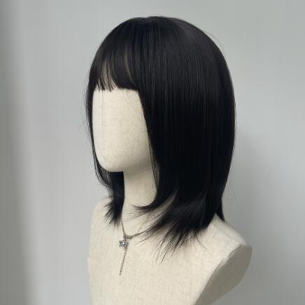  hair accessory wig lady's tiam woman wig attaching wool Bob wig nature high temperature heat-resisting hair wig .... small face effect wig 
