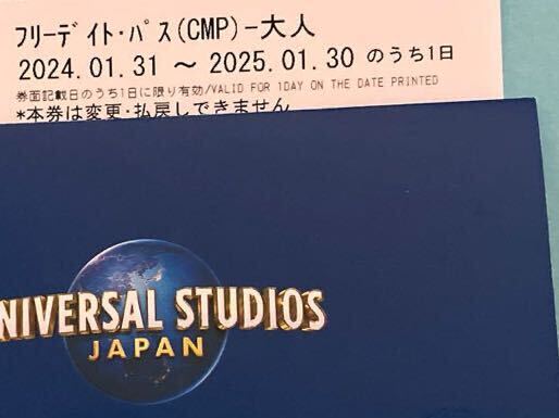 USJ ユニバーサルスタジオジャパン チケット 1枚の画像2