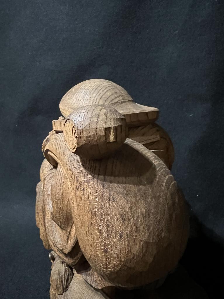 【渡辺崇雲】 木彫 大黒天像 高22cm 共箱 美品 渡辺崇雲】 木彫 大黒天像 高22cm 共箱 美品 - メルカリ