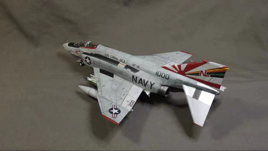 1/72 アメリカ海軍 F-4 ファントム 組立塗装済完成品 プラモデル 1/72 アメリカ海軍 F-4 ファントム 組立塗装済完成品 プラモデル