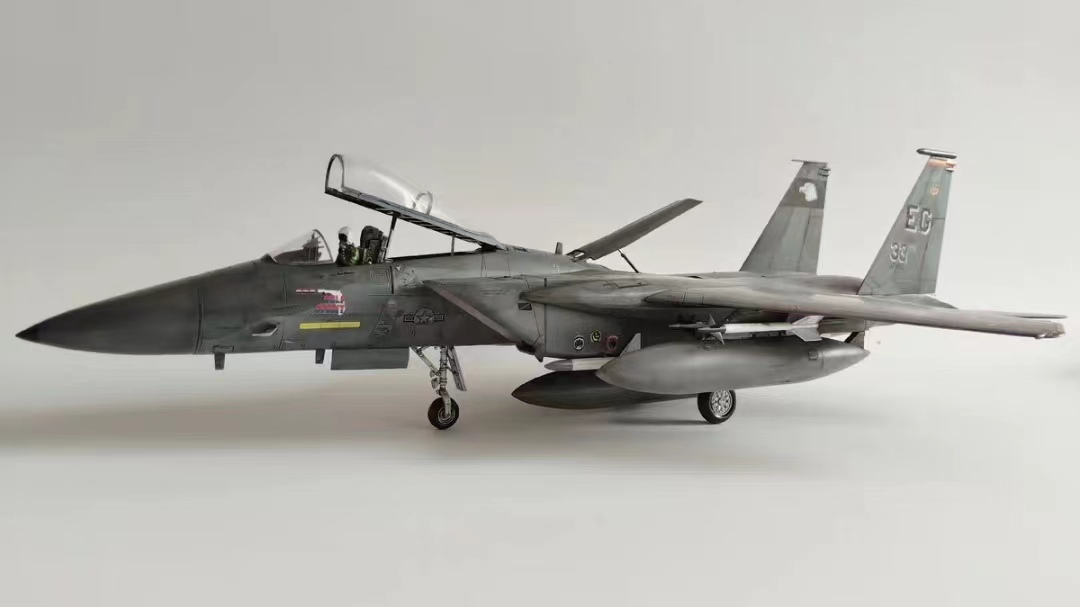  Tamiya 1/48 America navy F-15C construction painted final product 