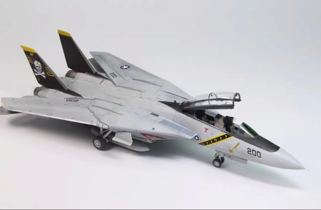 1/72 America navy F-14A Tomcat construction painted final product 