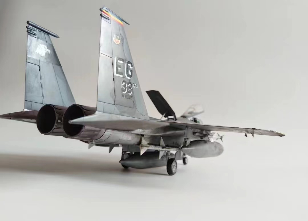  Tamiya 1/48 America navy F-15C construction painted final product 