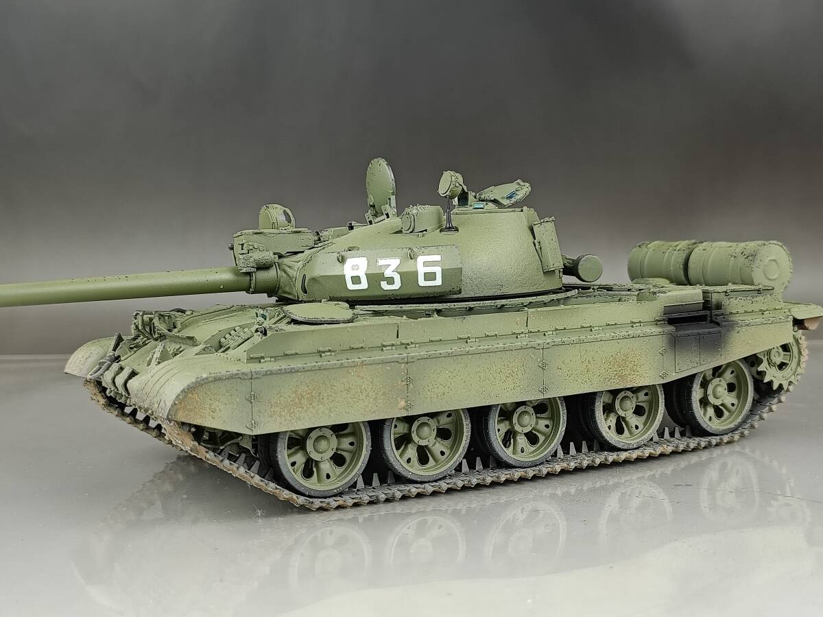 1/35sobietoT-62 BDD танк сборка покрашен конечный продукт 