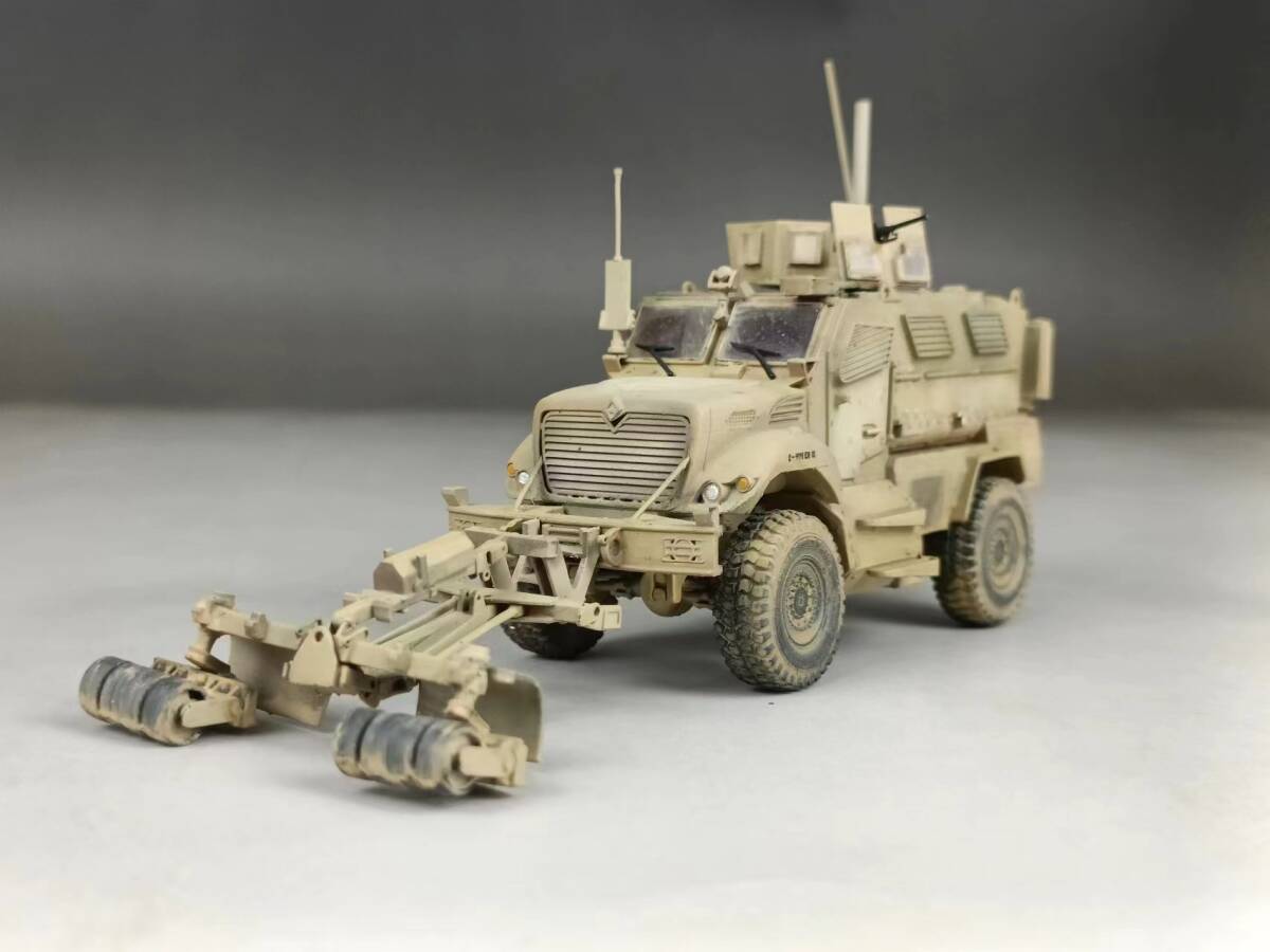 1/72 アメリカ maxx pro 地雷排除装甲車 組立塗装済完成品 オリジナル３Dプリントキット_画像1